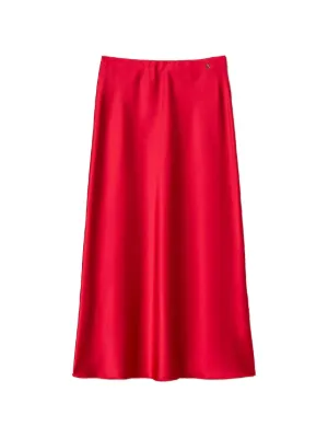 TWINSET long satin skirt