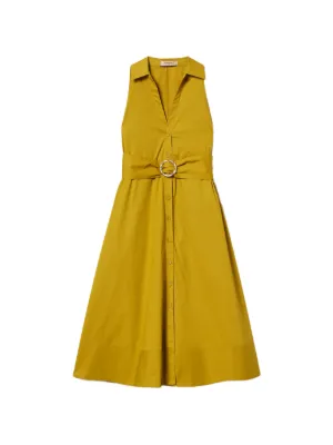 TWINSET sleeveless-shirt midi dress