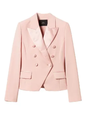 TWINSET cady jacket with logo buttons