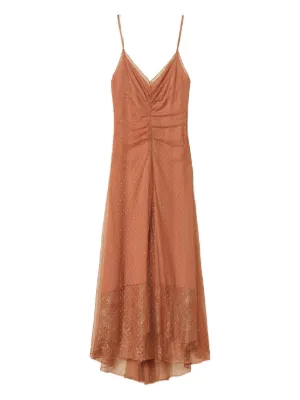TWINSET maxi point d'esprit dress