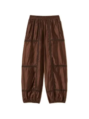 TWINSET voile joggers with lace