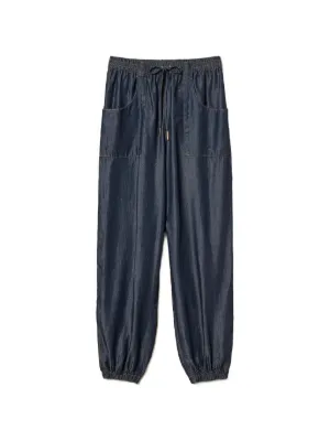 TWINSET chambray joggers