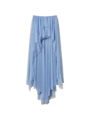 TWINSET x Myfo long asymmetric tulle skirt