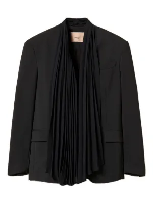TWINSET cr&ecirc;pe jacket with pleated sash