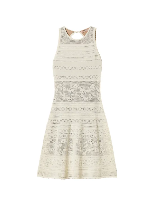 TWINSET short floral knit dress
