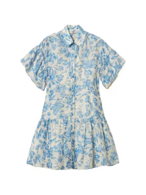 TWINSET short floral shirt dress