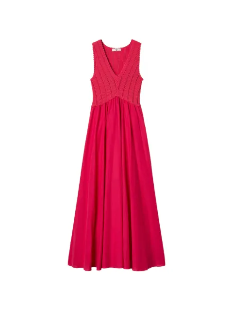 TWINSET long dress with knit bodice