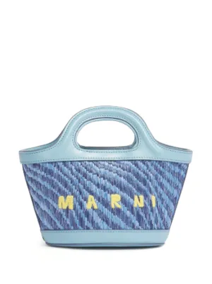 Marni raffia-effect Tropicalia micro bag