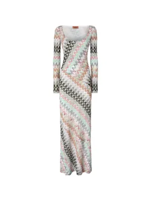 Missoni zigzag-pattern maxi dress