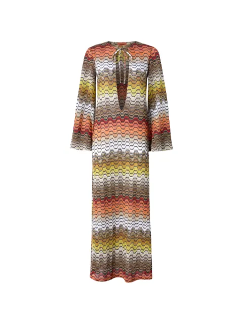 Missoni chevron-pattern maxi dress