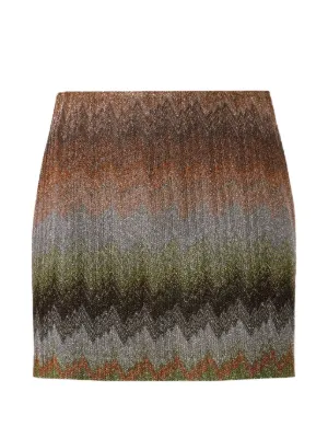 Missoni zigzag mini skirt