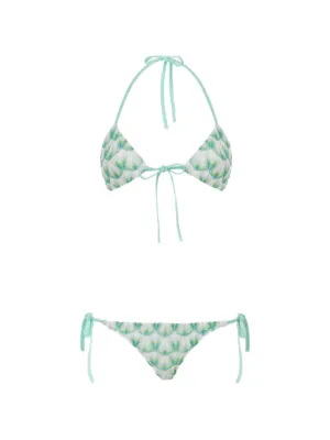 Missoni zigzag-knit triangle bikini