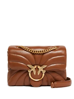 PINKO Love Bag Puff Butterfly mini nappa leather crossbody bag