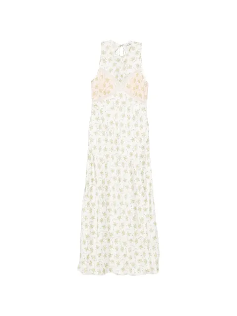 SANDRO flower print maxi dress
