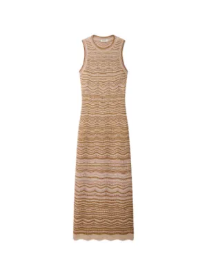 SANDRO knit midi dress