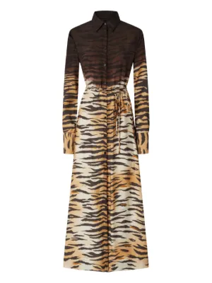 PINKO long shirt dress with animal print