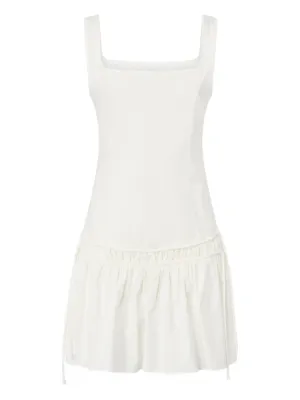PINKO short dress with gathering and drawstring