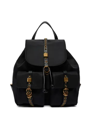 PINKO medium nylon backpack