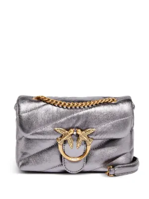 PINKO baby Love Bag Puff laminated nappa leather crossbody bag