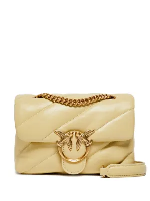 PINKO small Love quilted chain cross body bag