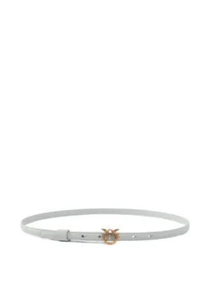 PINKO thin belt with Love Birds buckle