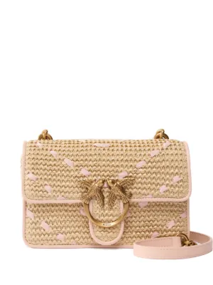 PINKO mini Love One bird cross body bag