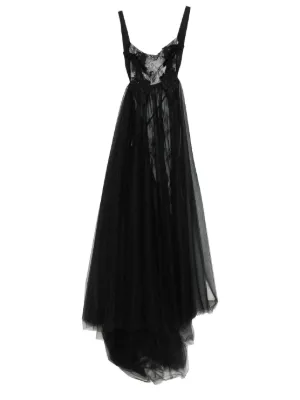 Alchemy floral-lace maxi dress