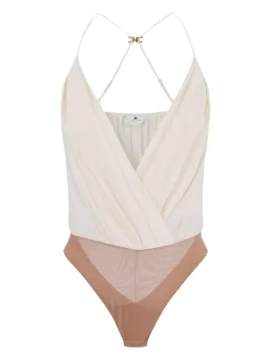 Elisabetta Franchi bodysuit in viscose georgette fabric