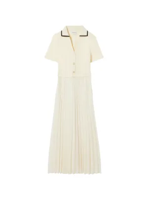 Claudie Pierlot Trompe-L'&oelig;il bi-material dress