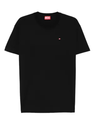 Diesel logo-embroidered T-shirt