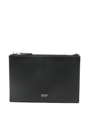 TOM FORD strap-detail clutch bag
