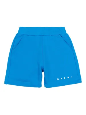 Marni Kids elasticated-waistband shorts