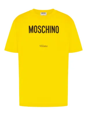 Moschino printed organic cotton jersey T-shirt