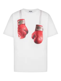 Moschino boxing-gloves trompe-l'oeil T-shirt