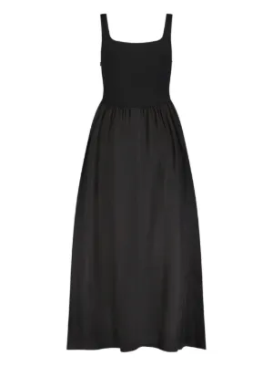 Marcella Clara square-neck midi dress