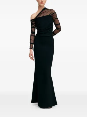 Marcella Monroe strapless maxi dress