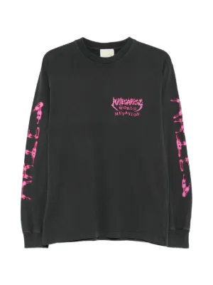 Aries Faded World Mutate long-sleeve T-shirt