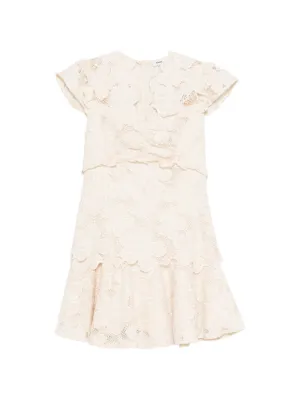SANDRO mini guipure dress