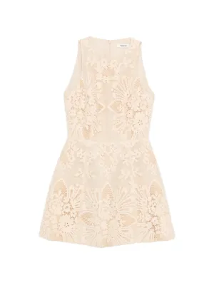 SANDRO lace mini dress