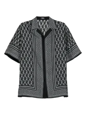 Versace V-Greca printed shirt 