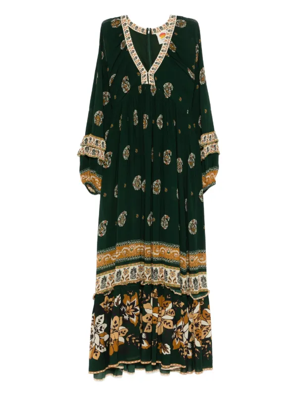 FARM Rio Ayla floral-print maxi dress