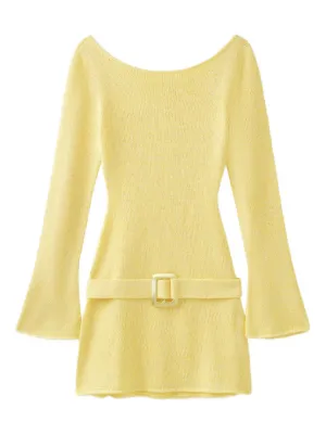 Asta Resort Maya belted-waist mini dress