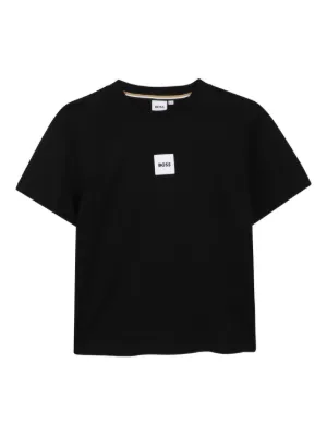 BOSS Kidswear short-sleeve logo-detail T-shirt