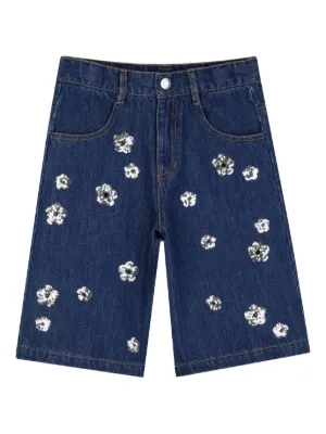 Marc Jacobs Kids floral-embellished shorts