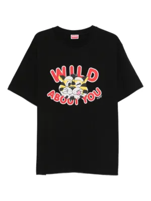 Kenzo cartoon-print T-shirt