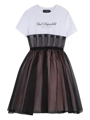 Karl Lagerfeld Kids T-shirt layered dress