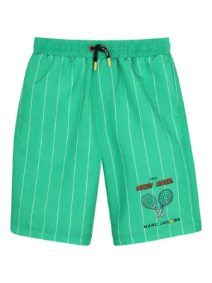 Marc Jacobs Kids x Mickey Mouse striped swim shorts