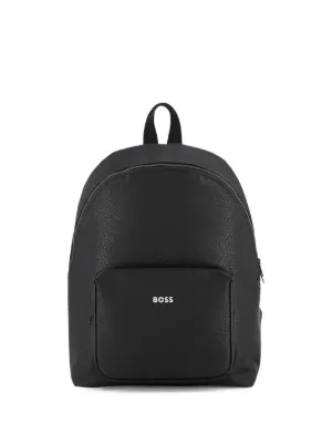 BOSS Kidswear textured pocket backpack