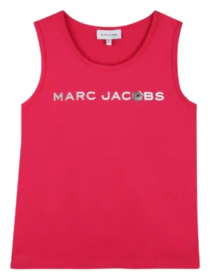 Marc Jacobs Kids sequin logo tank top
