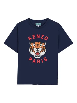 Kenzo Kids Tiger-print T-shirt